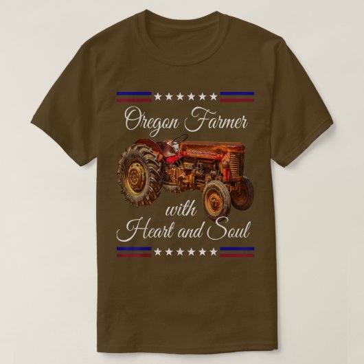 Oregon Bauer Retro T-Shirt (Design vorne)