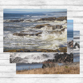 Oregon Beach Medley - Seastacks Waves & Salt Spray Geschenkpapier Set