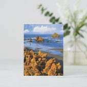 Oregon Beach View in Bandon Postkarte (Stehend Vorderseite)