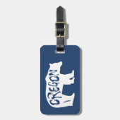 Oregon Bear Gepäckanhänger (Vorderseite vertikal)