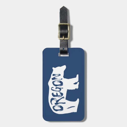 Oregon Bear Gepäckanhänger (Vorderseite vertikal)