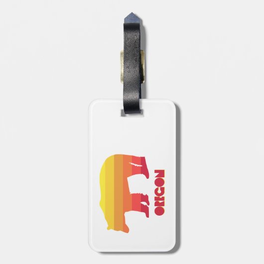 Oregon Bear Gepäckanhänger (Rückseite vertikal)