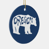 Oregon Bear Keramik Ornament (Rechts)