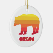 Oregon Bear Keramik Ornament (Rechts)