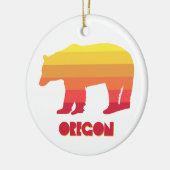 Oregon Bear Keramik Ornament (Links)