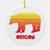 Oregon Bear Keramik Ornament (Hinten)