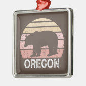 Oregon Bear Ornament Aus Metall (Links)