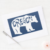 Oregon Bear Rechteckiger Aufkleber (Umschlag)