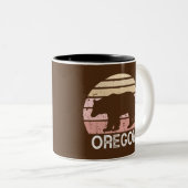 Oregon Bear Zweifarbige Tasse (VorderseiteRechts)