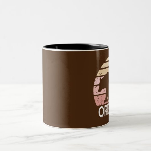 Oregon Bear Zweifarbige Tasse (Mittel)