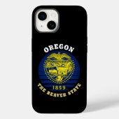 OREGON BEAVER STAAT FLAG Case-Mate iPhone HÜLLE (Rückseite)