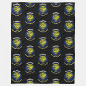 OREGON BEAVER STAAT FLAG FLEECEDECKE (Vorderseite)