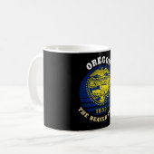 OREGON BEAVER STAAT FLAG KAFFEETASSE (Vorderseite Links)