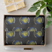 OREGON BEAVER STAAT FLAG SEIDENPAPIER (Geschenk)