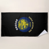 OREGON BEAVER STAAT FLAG STRANDTUCH (Vorderseite)