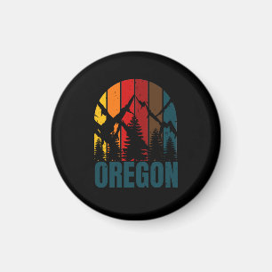 Oregon Berge Retro Vintage Magnet