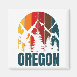 Oregon Berge Retro Vintage Magnet