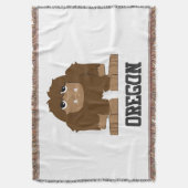 Oregon Bigfoot Decke (Vorderseite Vertikal)