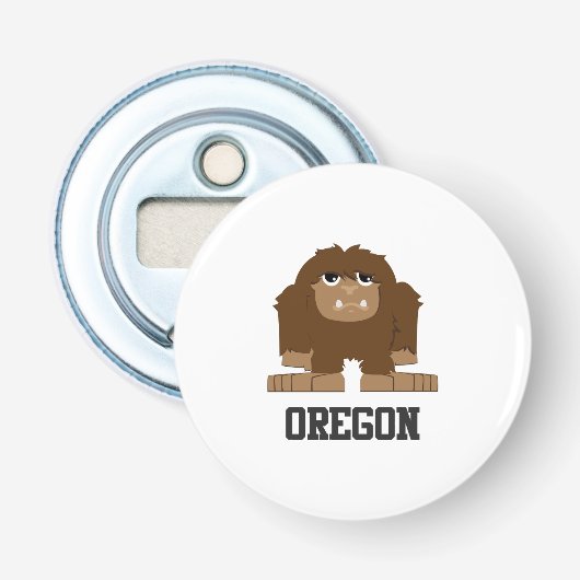 Oregon Bigfoot Flaschenöffner (Vorderseite)