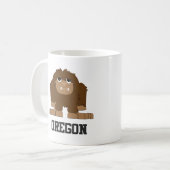 Oregon Bigfoot Kaffeetasse (Vorderseite Links)