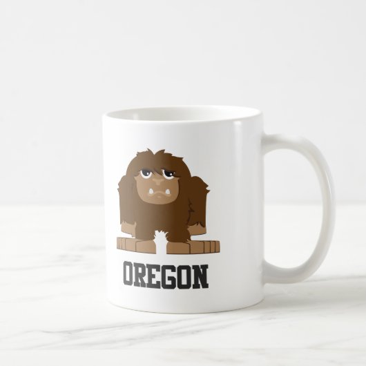 Oregon Bigfoot Kaffeetasse (Rechts)