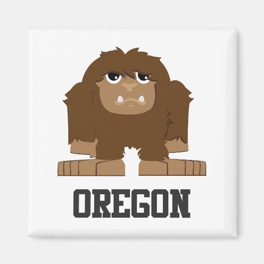 Oregon Bigfoot Magnet (Vorne)