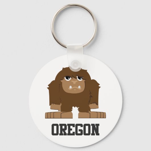 Oregon Bigfoot Schlüsselanhänger (Vorderseite)