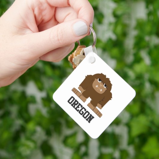 Oregon Bigfoot Schlüsselanhänger (Hand)