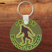 Oregon Bigfoot Tracker Schlüsselanhänger (Vorderseite)