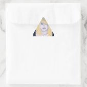 OREGON-BLUES DREIECKIGER AUFKLEBER (Tasche)