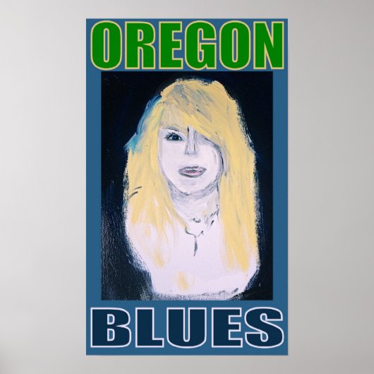 OREGON-BLUES POSTER (Vorne)