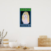 OREGON-BLUES POSTER (Küche)
