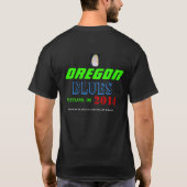 OREGON-BLUES T-Shirt (Rückseite)