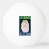 OREGON-BLUES TISCHTENNISBALL (Rückseite)