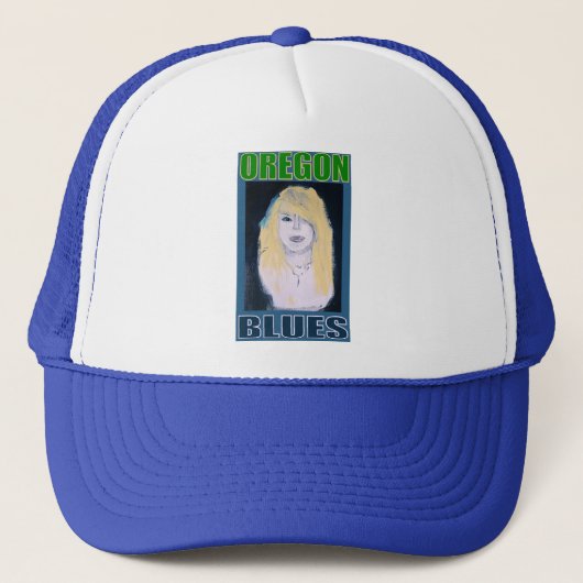OREGON-BLUES TRUCKERKAPPE (Vorderseite)