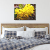 Oregon Blume Gelbe Wildblumen Leinwanddruck (Insitu (Schlafzimmer))