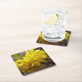 Oregon Blume Gelbe Wildblumen Rechteckiger Pappuntersetzer (Vor Ort)