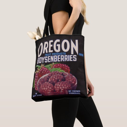 Oregon Boysenberries aus den 1940er Jahren kann de Tasche (Von Nahem)