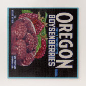 Oregon Boysenberries aus den 40er Jahren Puzzle (Horizontal)