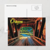 Oregon Bridge Postcard Postkarte (Vorne/Hinten)