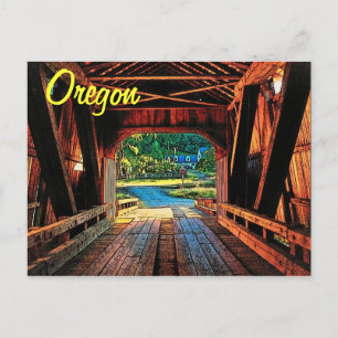 Oregon Bridge Postcard Postkarte
