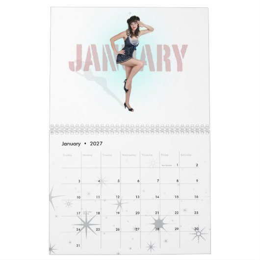 Oregon-Button Ups Kalender (Jan 2027)