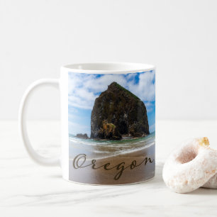 Oregon Cannon Beach Haystack Rock Souvenir Tasse