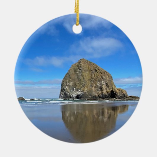 Oregon Cannon Beach Keramik Ornament (Hinten)