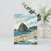 Oregon Cannon Beach Reise Postkarte (Stehend Vorderseite)