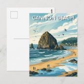 Oregon Cannon Beach Travel Postkarte (Vorne/Hinten)