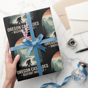 Oregon Cascades Bigfoot-Lebensraum Geschenkpapier