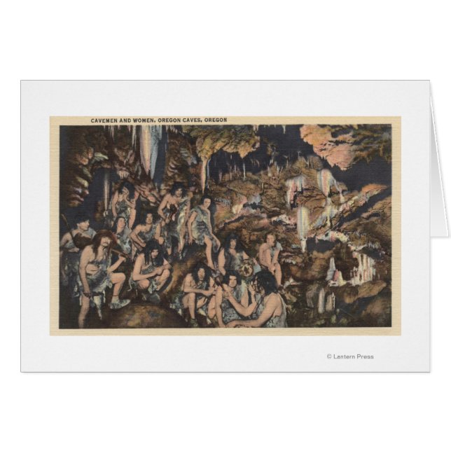 Oregon Caves - Cavemen und Frauen in Höhlen (Vorderseite (Horizontal))
