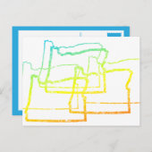 Oregon Chillout Postkarte (Vorne/Hinten)