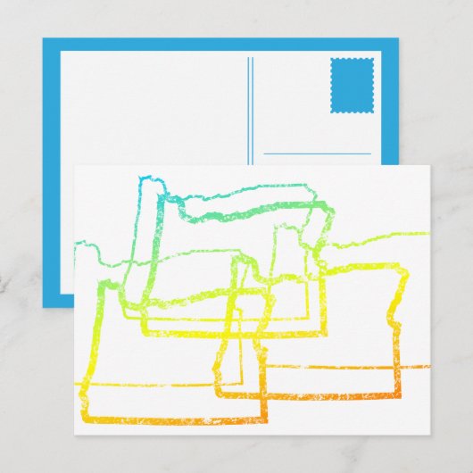 Oregon Chillout Postkarte (Vorne/Hinten)